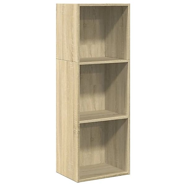 vidaXL Bücherregal Sonoma-Eiche 40x30x114 cm Holzwerkstoff 857869 günstig online kaufen