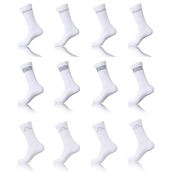 Kappa Socken 12 Paare EU 39-42 White günstig online kaufen