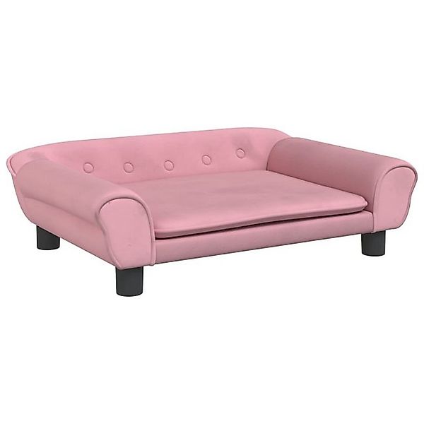 vidaXL Kindersofa Kindersofa Rosa 70x45x26 cm Samt Kindercouch Kindermöbel günstig online kaufen