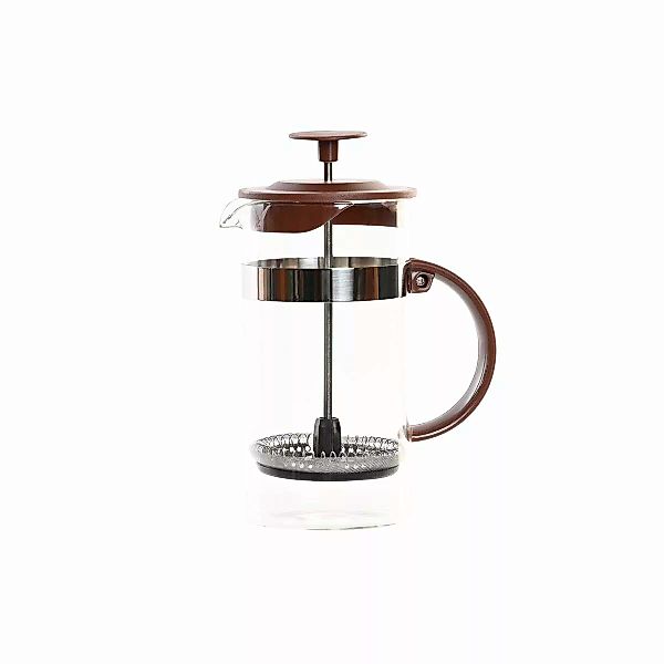 Kolben-kaffeemaschine Dkd Home Decor Braun Durchsichtig Edelstahl günstig online kaufen