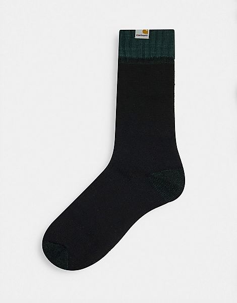 Carhartt WIP – Ontario French Terry – Socken in Schwarz günstig online kaufen