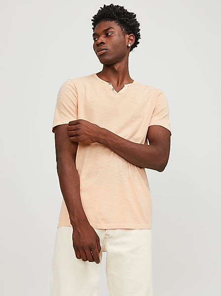 Jack & Jones T-Shirt JJESPLIT NECK günstig online kaufen