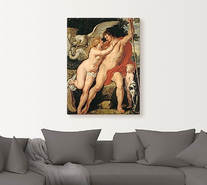 Artland Wandbild »Venus und Adonis. Um 1610«, Paar, (1 St.), als Leinwandbi günstig online kaufen