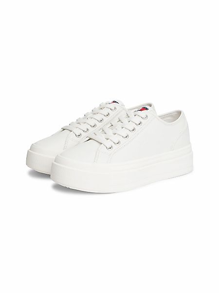 Tommy Jeans Plateausneaker "TJW FLATFORM SNEAKER LTR" Halbschuh, Schnürschu günstig online kaufen