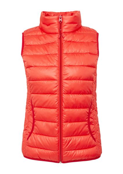 QS Outdoorjacke Outdoor-Weste Steppweste mit Stehkragen günstig online kaufen
