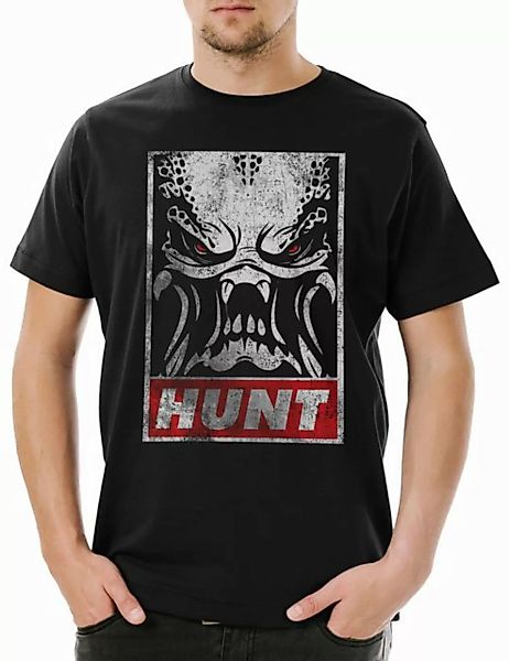 Urban Backwoods Print-Shirt Predator Hunt Herren T-Shirt Ripley Prometheus günstig online kaufen