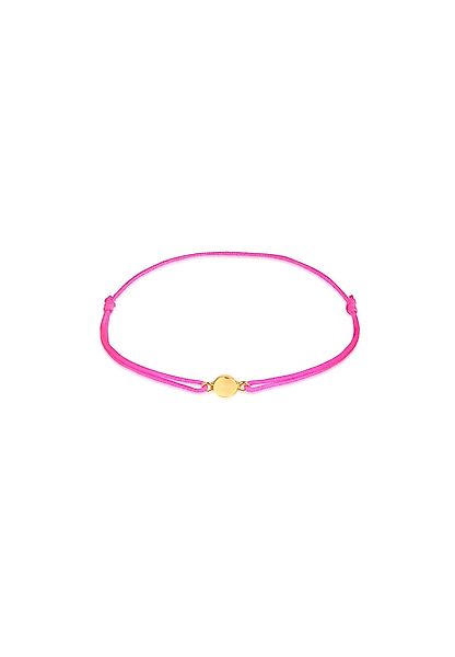Elli Armband Nylonband Plättchen Anhänger 925 günstig online kaufen
