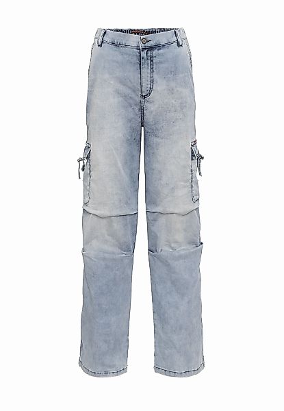 Cipo & Baxx Relax-fit-Jeans "WD544" Baggy leichte Sommerjeans günstig online kaufen