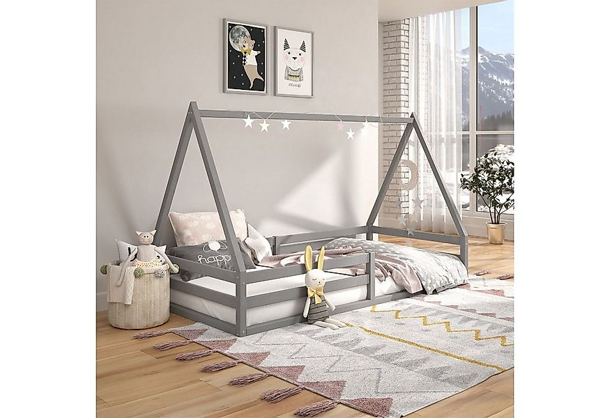 IDIMEX Kinderbett SILA, Hausbett Tipibett Kinderbett Bett Kiefer 90 x 200 M günstig online kaufen