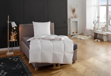 RIBECO Daunenbettdecke »Ella« extrawarm Füllung 90% Daunen & 10% Federn Bez günstig online kaufen