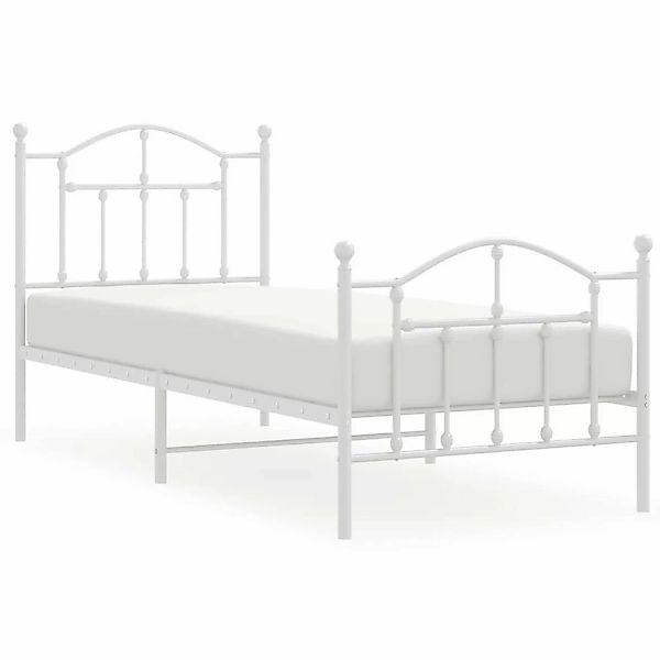 vidaXL Bett Bettgestell mit Kopf- und günstig online kaufen