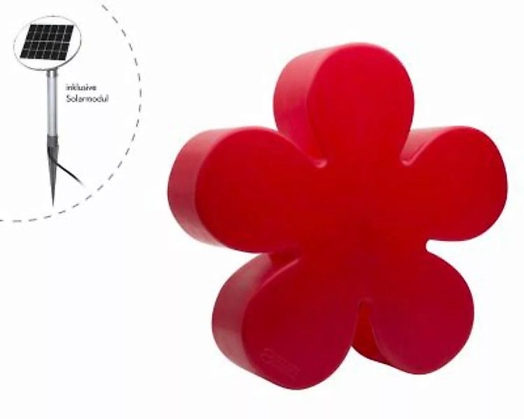 8 seasons design Shining Flower (Solar) Gartenleuchte rot günstig online kaufen