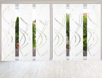 HOME WOHNIDEEN Schiebegardine "TIBERIO 6er SET" Paneelwagen 6 Stk. tlg. Sch günstig online kaufen