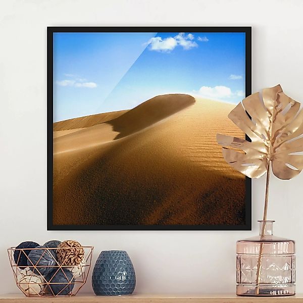 Bild mit Rahmen - Quadrat Fantastic Dune günstig online kaufen