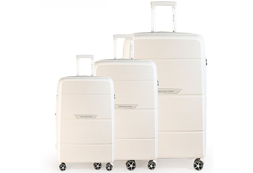 NEWCOM Trolleyset Hartschalenkoffer Set M/L/XL mit TSA aus Polypropylen, Er günstig online kaufen