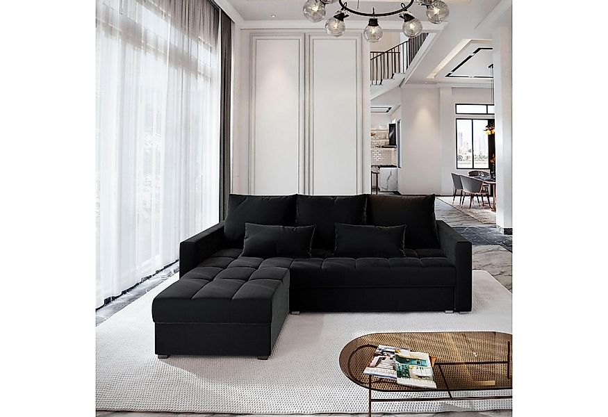 Masseno Ecksofa KOS PIK mit Schlaffunktion L-Form, Sofa mit Bettkasten günstig online kaufen