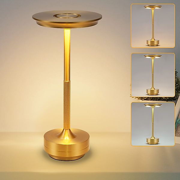 ZMH LED Tischleuchte Kabellos Nachttischlampe Touch günstig online kaufen