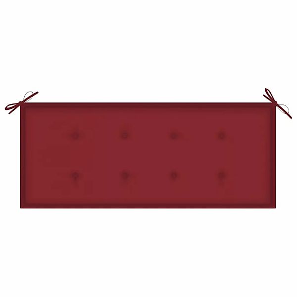 Gartenbank-auflage Weinrot 120x50x4 Cm Stoff günstig online kaufen