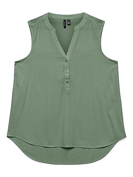 Vero Moda Blusenshirt Ärmelloses Design mit V-Ausschnitt und Knopfleiste VM günstig online kaufen