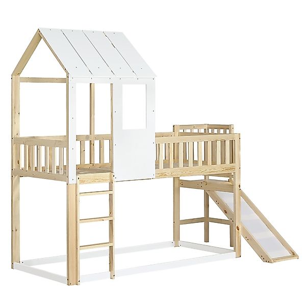 XDeer Etagenbett Kinderbett mit rechtwinkliger Leiter günstig online kaufen
