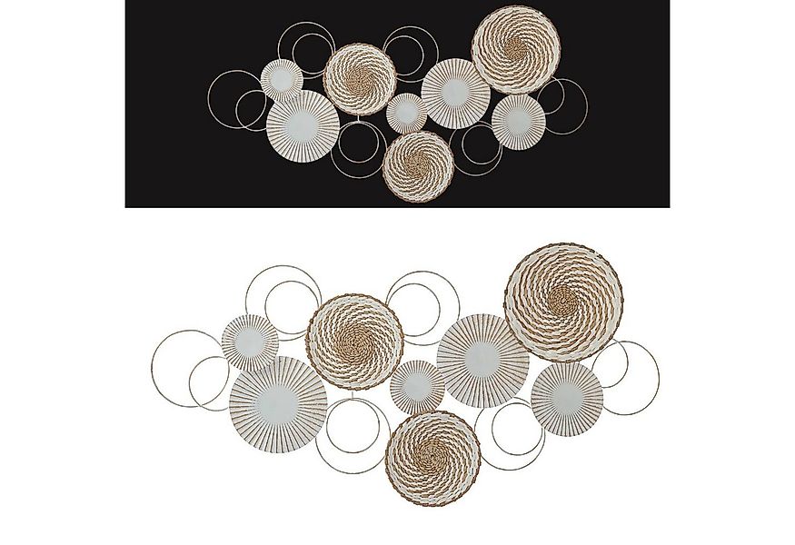 CEPEWA Wanddekoobjekt Wanddeko Metall 108x51x5,5cm Wandbild günstig online kaufen