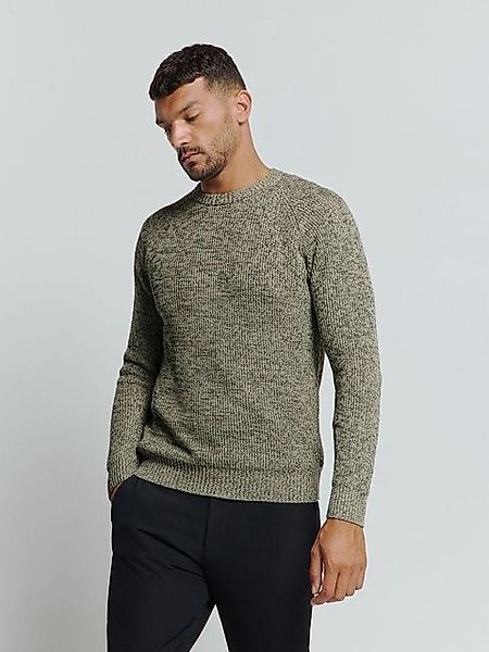 NO EXCESS Strickpullover – Dreifarbiges Rippenmuster günstig online kaufen