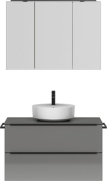nobilia® Badmöbel-Set »Alvene«, (2 St., vormontiert, mit Soft-Close), inkl. günstig online kaufen