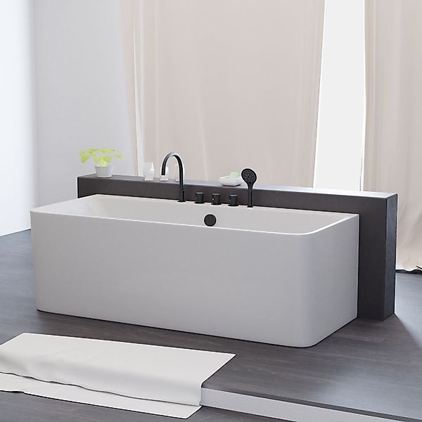 TroniTechnik Badewanne SARIA mit schwarzer Armatur, günstig online kaufen