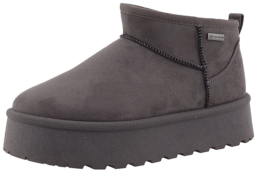 TOM TAILOR Winterboots, Plateau, Schlupfboots, Hausschuh günstig online kaufen