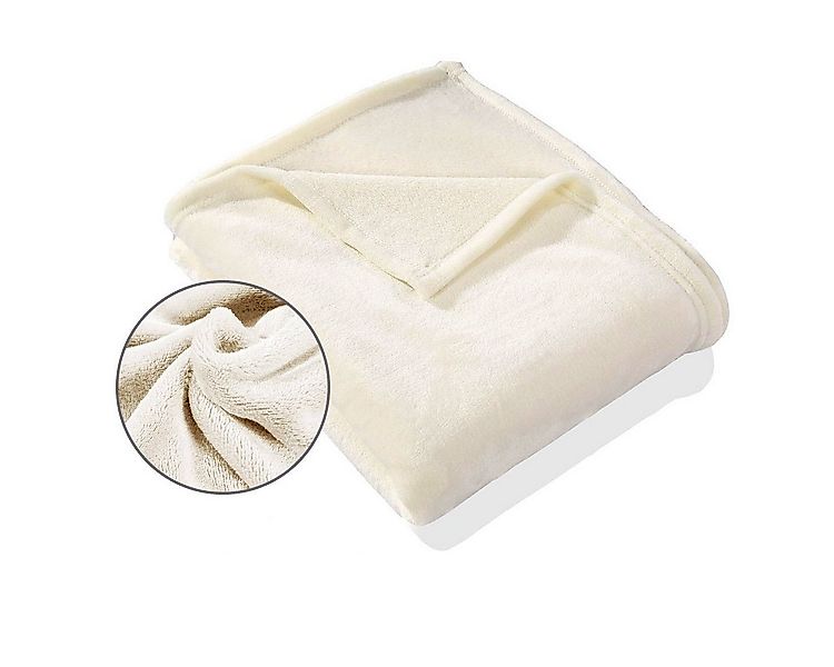 Wohndecke Fleecedecke Sofadecke Wohndecke Kuscheldecke, 150x200 cm, Liszton günstig online kaufen