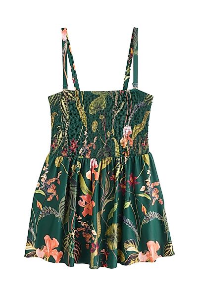 Next Badeanzug Formender, gesmokter Bandeau-Badeanzug mit günstig online kaufen