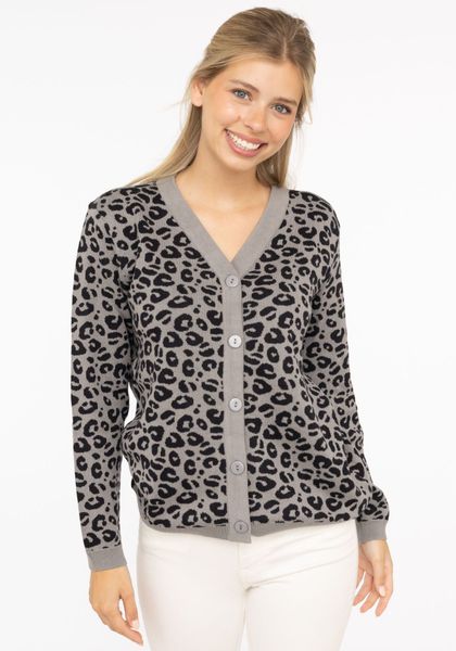 Zwillingsherz Strickjacke "Gestrickter-Leo" mit Knöpfen, mit günstig online kaufen