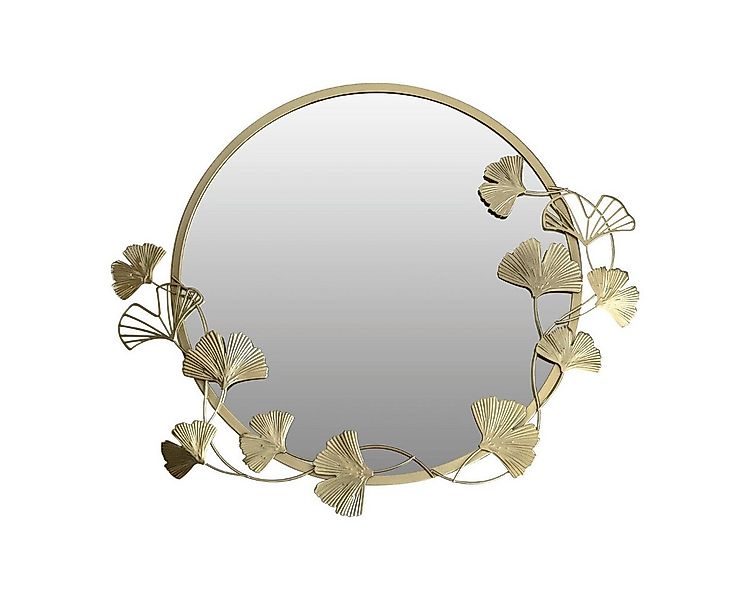 EDAXO Wandspiegel Runder Wandspiegel mit Zierrahmen SOL, Ø 50 cm, Ginkgo-Ra günstig online kaufen