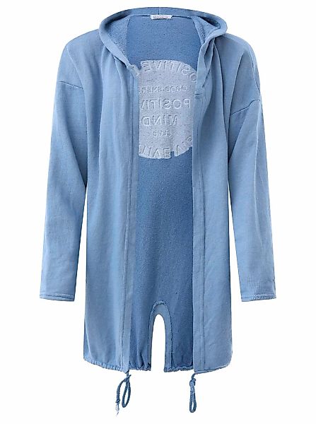 Zwillingsherz Jerseymantel ""Positive Mind"" mit hohem Baumwollanteil günstig online kaufen