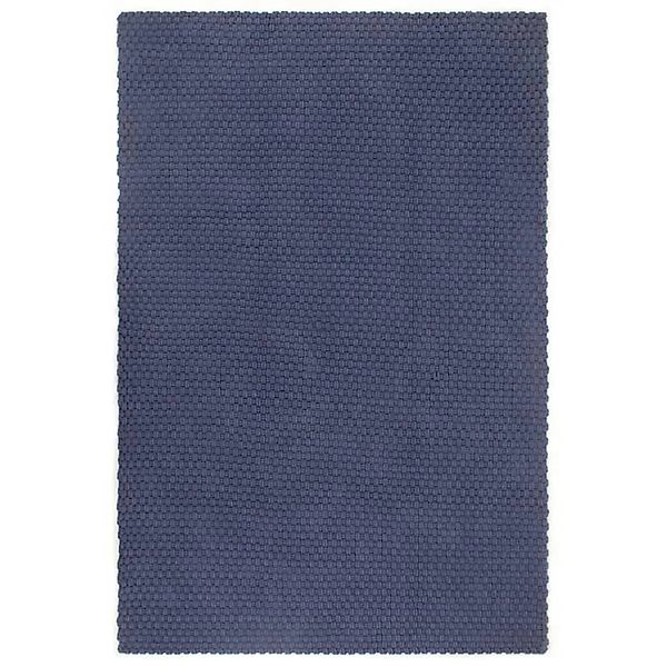 vidaXL Teppich Rechteckig Marineblau 160x230 Cm Baumwolle 1347671 günstig online kaufen