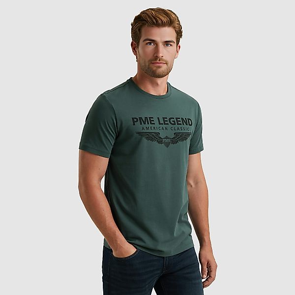 PME LEGEND T-Shirt mit eingefasstem Rundhalsausschnitt günstig online kaufen