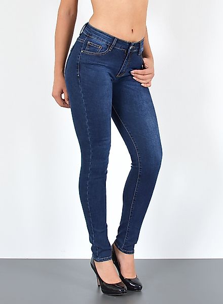 ESRA Skinny-fit-Jeans Damen Jeans Skinny Hose günstig online kaufen