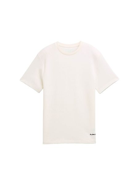 TOM TAILOR T-Shirt T-Shirt mit Waffelstruktur günstig online kaufen