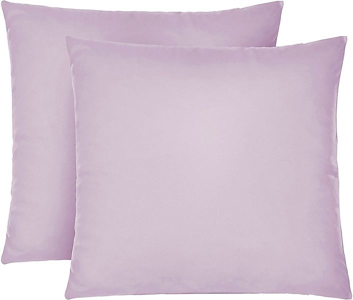 Biberna Kissenbezug Michi Feinjersey mit Reißverschluss, (2 Stück), verschi günstig online kaufen