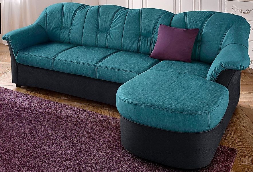 DOMO collection Ecksofa Flores Schlafsofa, B/T/H: 233/142/86 cm, L-Form, wa günstig online kaufen