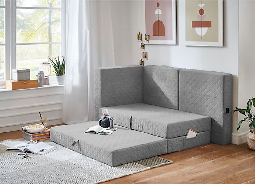 ATLANTIC home collection Sessel "Lenny" Sessel als Faltmatratze mit Gästebe günstig online kaufen
