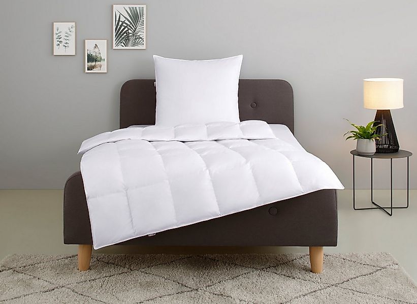 my home Federbettdecke + Kopfkissen Irah Bettdecke 135x200 cm, 155x220 cm, günstig online kaufen