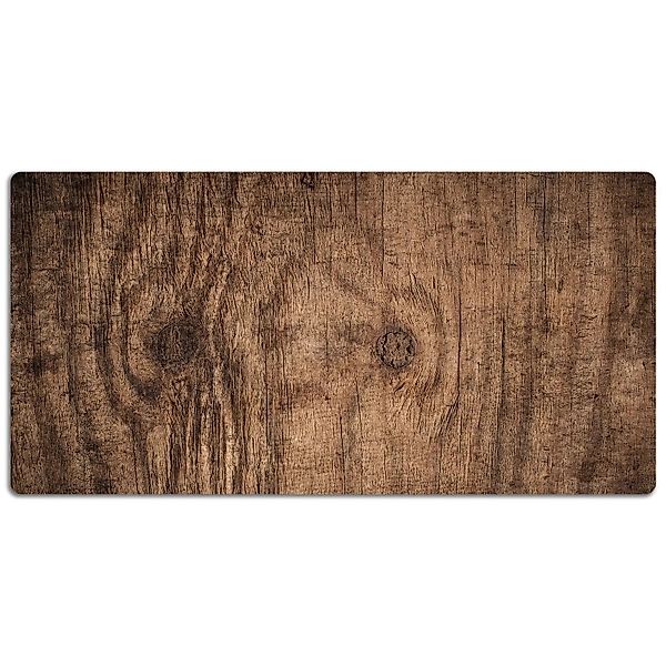 Tulup Schreibtischunterlage Altes Holz Schreibtischauflage 120x60 cm Braun günstig online kaufen