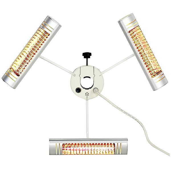 Outsunny Heizstrahler Elektrische Heizstrahler mit drei günstig online kaufen