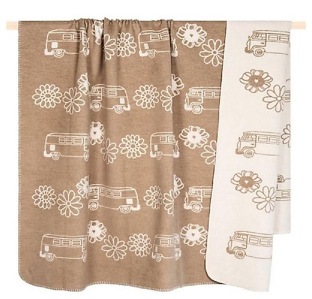 Wohndecke Decke Culture Bulli Sand (150x200cm), PAD günstig online kaufen