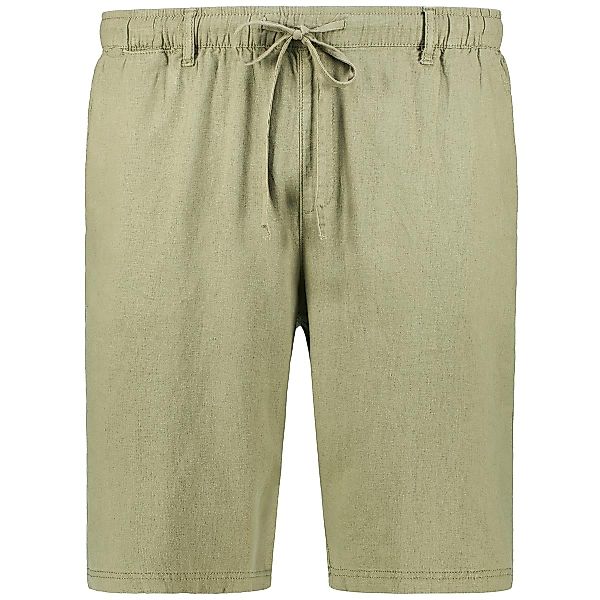 North Chino-Shorts mit Leinen Farbe oliv Größe: 7XL günstig online kaufen