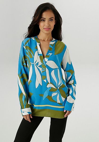 Aniston SELECTED Schlupfbluse mit ausdrucksstarken, floralen Muster günstig online kaufen