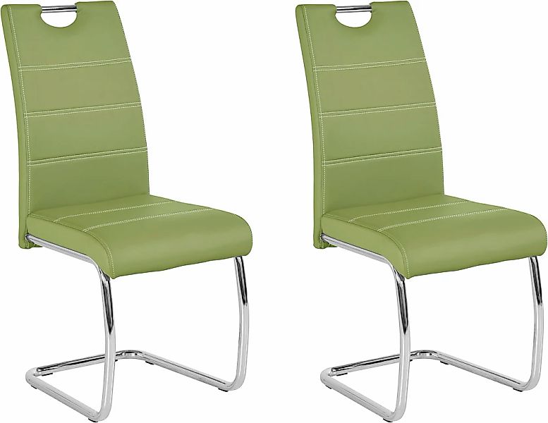 HELA Freischwinger »FLORA«, (Set), 2 St., Kunstleder, 1, 2 oder 4 Stück, Fr günstig online kaufen