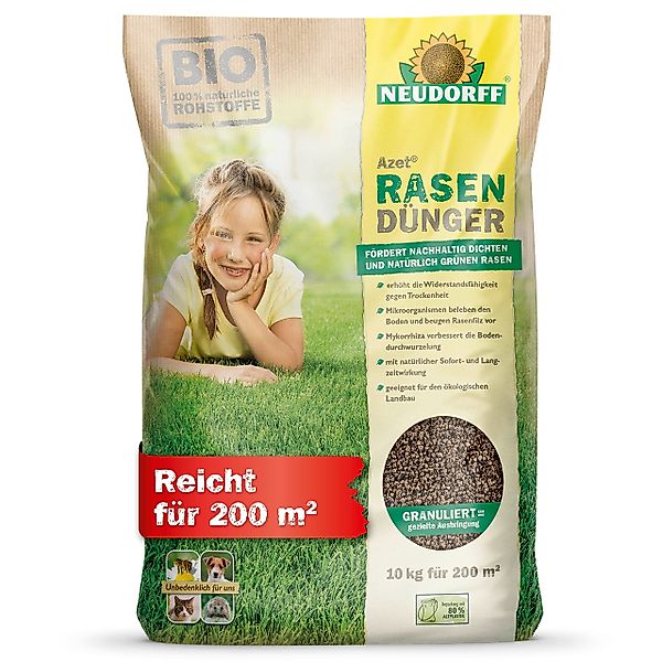 Neudorff Rasendünger Azet Bio RasenDünger für günstig online kaufen