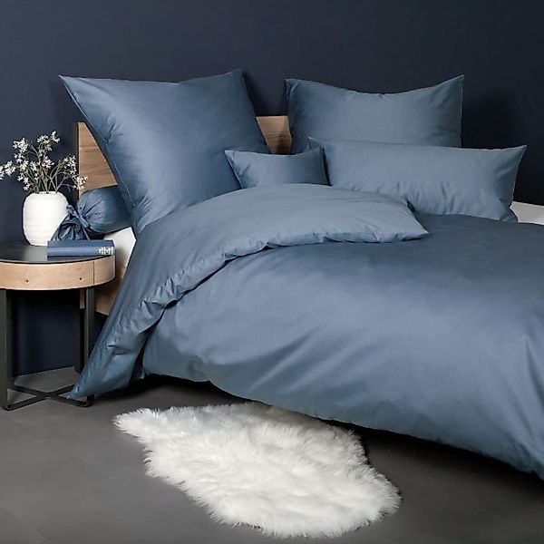 Janine Bettwäsche "Colors 31001" 3 Stk. tlg. feinfädige uni Bettwäsche für günstig online kaufen